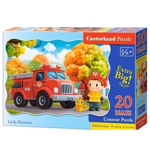 Puzzle 20 Little Fireman CASTOR