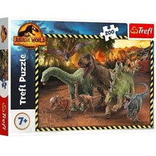 Puzzle 200 Dinozaury z Parku Jurajskiego TREFL