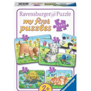 Puzzle 2/4/6/8 Cute Pets