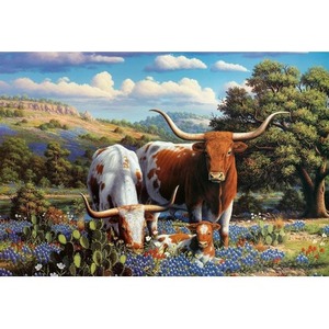 Puzzle 2D: Krowy długorogie 500el