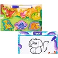 Puzzle 2w1 drewno i tablica