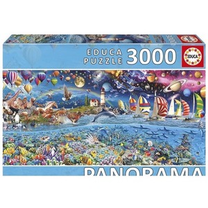 Puzzle 3000 Życie panorama