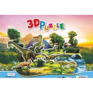 Puzzle 3D 46 Dinozaury
