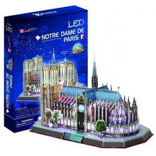 Puzzle 3D Katedra Notre Dame LED