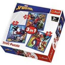 Puzzle 3w1 Pajęcza siła Spiderman TREFL