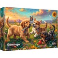 Puzzle 400 Flamingo by Trefl Szczenięce figle 11213