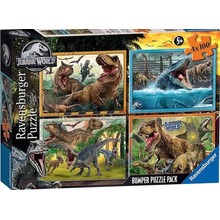 Puzzle 4x100 Jurassic World Bumper Pack