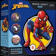 Puzzle 50 drewniane Wood Craft Junior Moc Spidermana 20204