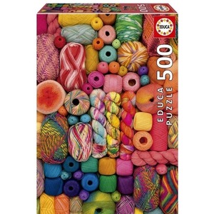 Puzzle 500 Kolorowa przędza