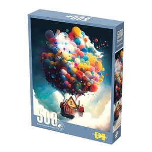 Puzzle 500 latający domek