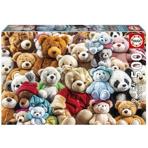 Puzzle 500 Pluszowe misie