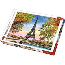 Puzzle 500 Romantyczny Paryż TREFL