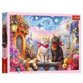 Puzzle 500 Zakochane mruczki