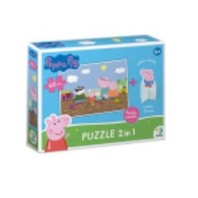 Puzzle 60 Peppa Pig with charater figure
