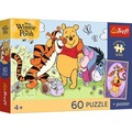 PUZZLE 60 PREMIUM PLUS KIDS Uśmiech i miód Kubuś Puchatek 17437