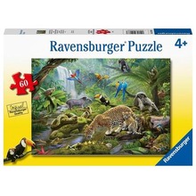 Puzzle 60 Zwierzęta z lasu tropikalnego