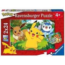 Puzzle dla dzieci 2x24 Pokemon