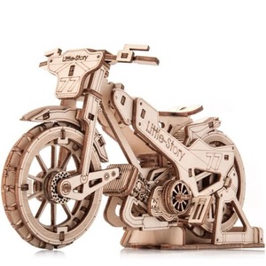 Puzzle drewniane 3D - Motocykl Żużlowy