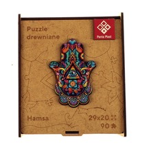 Puzzle drewniane A4 - Hamsa
