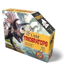 Puzzle konturowe 100 I am - Triceratops