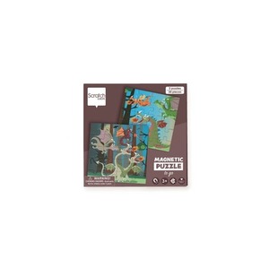 Puzzle magnetyczne Smoki 40 elementów Scratch