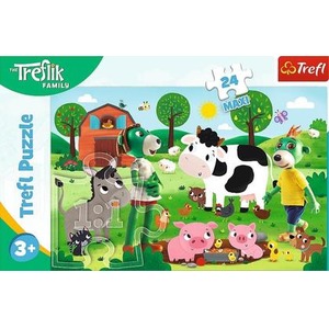 Puzzle Maxi 24 Zimowy czas z Treflikam TREFL