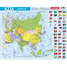 Puzzle ramkowe - Azja polityczna