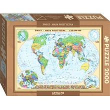 Puzzle - Świat polityczny 2 000 el