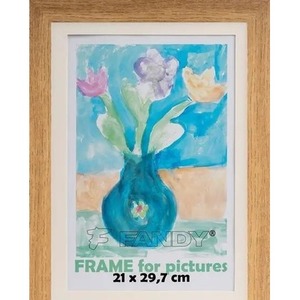 Ramka drewniana Paint czarna 25,5x34x5cm