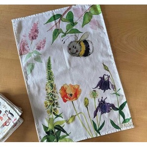 Ręcznik kuchenny TT47 Pszczoły i kwiaty
