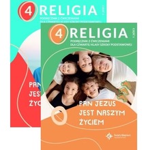 Religia SP KL 4 Podręcznik z ćwiczeniami część 1 i 2 (2023) Pan Jezus jest naszym życiem