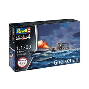 Revell Starter Kit 1:1200 Battleship Gneisenau REV-75181