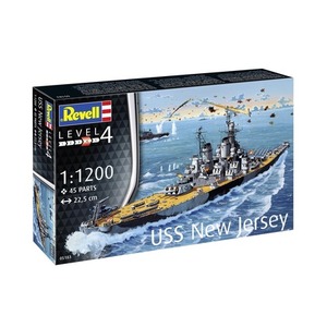 Revell Starter Kit 1:1200 Battleship USS New Jersey REV-75183