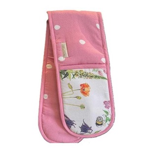 Rękawice kuchenne GLV27 Pszczoły i kwiaty