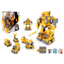 Robot 5w1 skręcany żółty