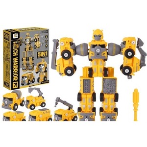 Robot 5w1 skręcany żółty