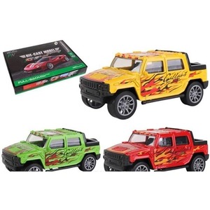 Samochód metalowy 1:32 napęd terenowy No.1 mix