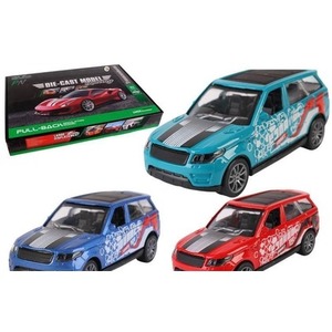 Samochód metalowy 1:32 napęd terenowy No.2 mix