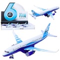Samolot pasażerski z napędem Pull Back 23cm