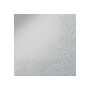 Serwetki jednokolorowe srebrne 33x33 SDL552407