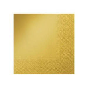 Serwetki jednokolorowe złote 33x33 SDL552408