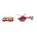 Siku Super - Mercedes-Benz Ambulans + Helikopter