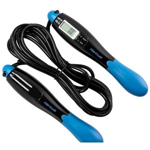 Skakanka z regulowaną linką czarna