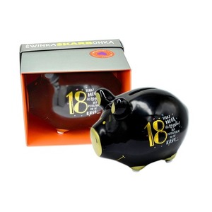 Skarbonka mała świnka "Urodziny 18" SKM-010