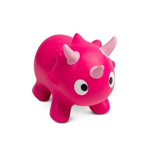 Skoczek dziecięcy dmuchany Dinu pink