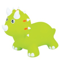 Skoczek- Zielony triceratops