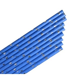 Słomki papierowe Galaxy 12szt