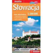 Słowacja mapa samochodowa
