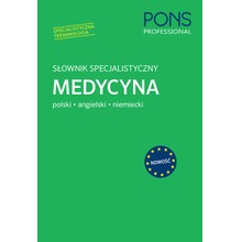 Słownik specjalistyczny Medycyna pol-ang-niem PONS