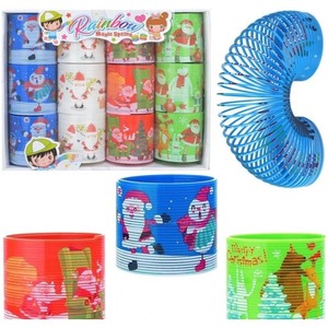 Sprężyna świąteczna 7cm MIX